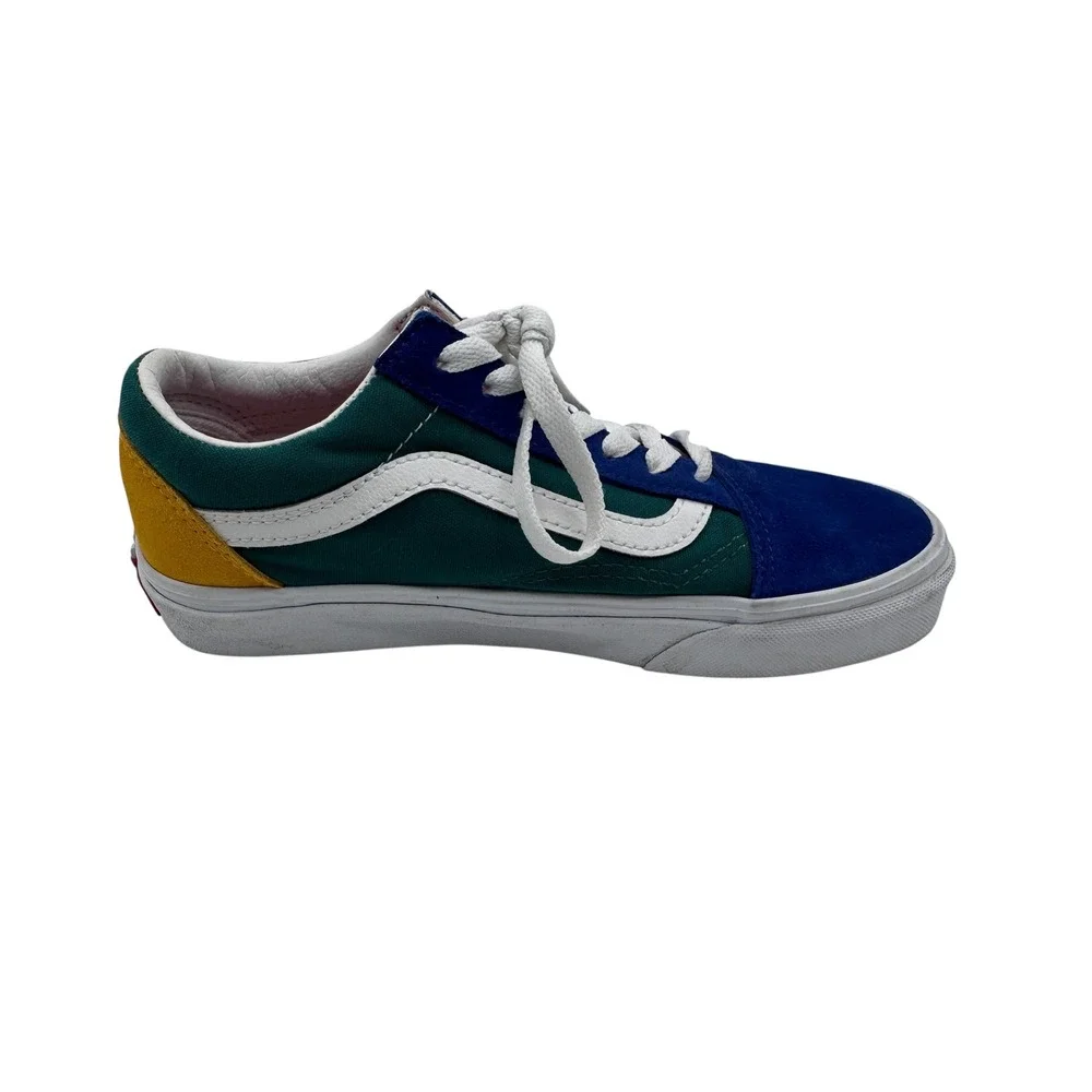Vans Men 5 Women 6.5 Multicolor Old Skool Yacht Club Sneakers Y2K Classic